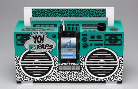 Yo! MTV Raps Boombox - Design "Oldschool"